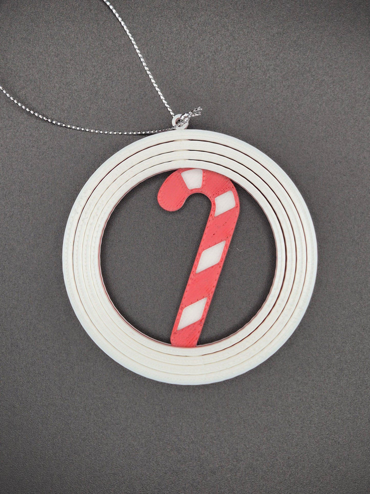 Candy Cane Fidget Spinner Christmas Decoration